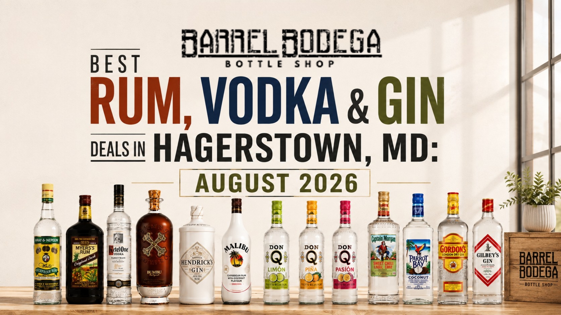 Best Rum, Vodka & Gin Deals in Hagerstown, MD: August 2026